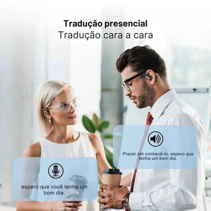 Fone Tradutor Bluetooth Miniso MS162 – Tradução em Tempo Real